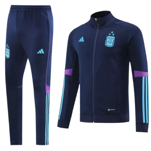 Agasalho de Viagem Seleção Argentina - Masculino - Azul Marinho - EOASPORTS 