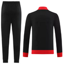 Agasalho de Viagem Milan - Masculino - Preto e Vermelho - EOASPORTS 