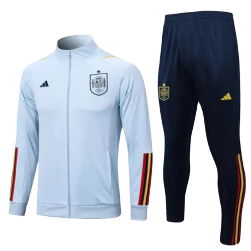 Agasalho de Viagem Seleção Espanha - Masculino - Azul Claro - EOASPORTS 