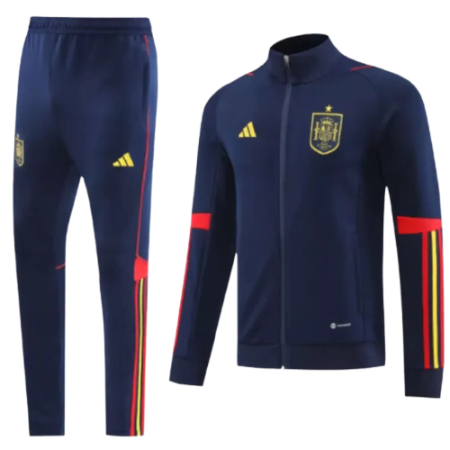 Agasalho de Viagem Seleção Espanha - Masculino - Azul Marinho - EOASPORTS 