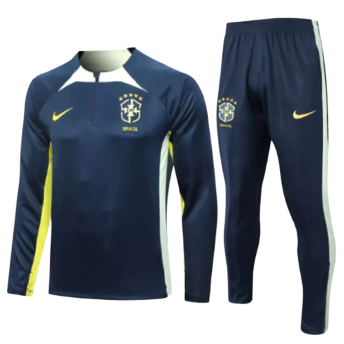 Conjunto de Treino Seleção Brasil - Masculino - Azul Marinho - EOASPORTS 