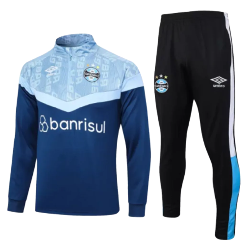 Conjunto de Treino Grêmio - Masculino - Azul Marinho - EOASPORTS 