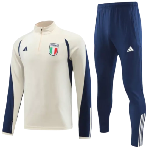 Conjunto de Treino Seleção Itália - Masculino - Beje - EOASPORTS 
