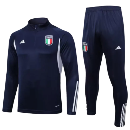 Conjunto de Treino Seleção Itália - Masculino - Azul Marinho - EOASPORTS 