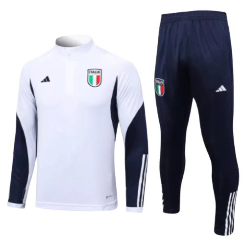 Conjunto de Treino Seleção Itália - Masculino - Branco - EOASPORTS 