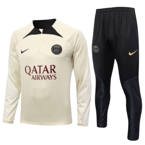 Conjunto de Treino PSG - Masculino - Beje - EOASPORTS 