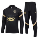 Conjunto de Treino Barcelona - Masculino - Preto - EOASPORTS 