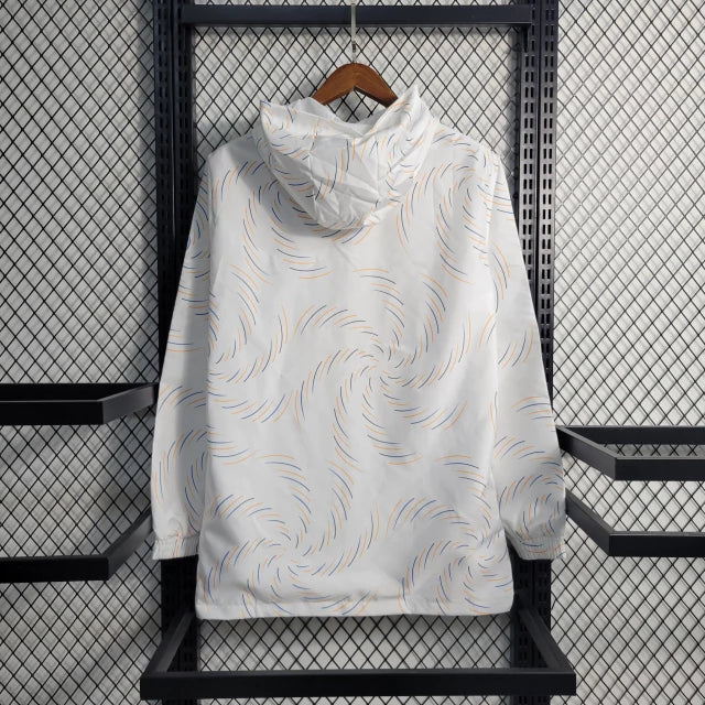 Jaqueta Corta Vento Real Madrid 2023 Adidas Masculina