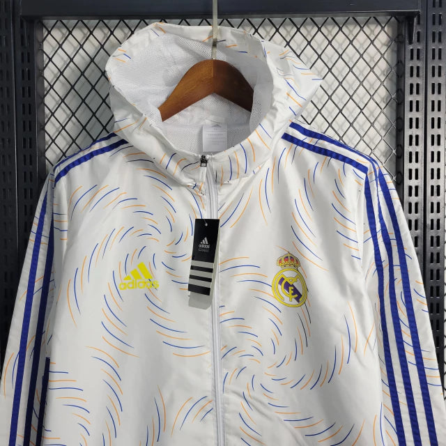 Jaqueta Corta Vento Real Madrid 2023 Adidas Masculina