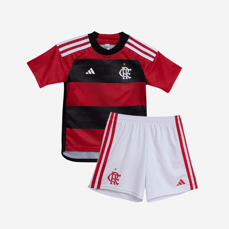 Conjunto Infantil Flamengo 2023/24 - Home - EOASPORTS 
